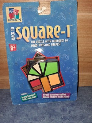 Pavilion Back To Square-1 Twist Puzzle Cube 1999 Brand New Sealed Toys R Us 90s