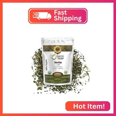 Organic Way Stinging Nettle Leaf Cut & Sifted (Urtica dioica) - Herbal Tea | Eur