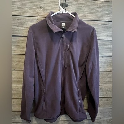 Helly Hansen Full-Zip Fleece Jacket in Plum