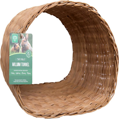 Small Pet Select Tiny Paws Jumbo Willow Tunnel For Guinea Pig Rabbit Bunny Toys