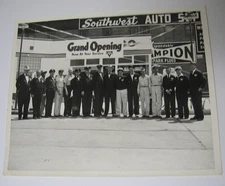 1953 CONOCO Service Station Grand opening 8x10 photo- Amarillo Texas May 16th