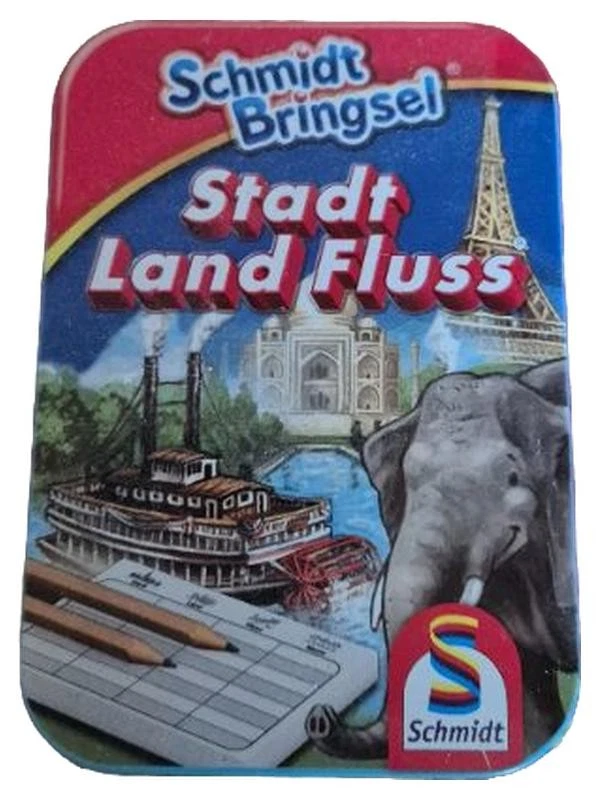 Schmidt Stadt Land Fluss Mitbringspiel Reisespiel Gehirnjogging