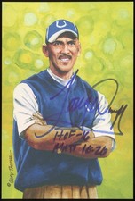 Tony Dungy Autographed Goal Line Art Card (HOF 16) JSA CK72754