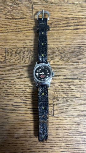 Vintage Working Child’s Zoro Watch with Original Leather Strap - Manual Wind