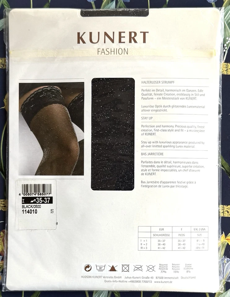 Brillo de moda Kunert Stay Up talla IS negro Foto 2 de 2