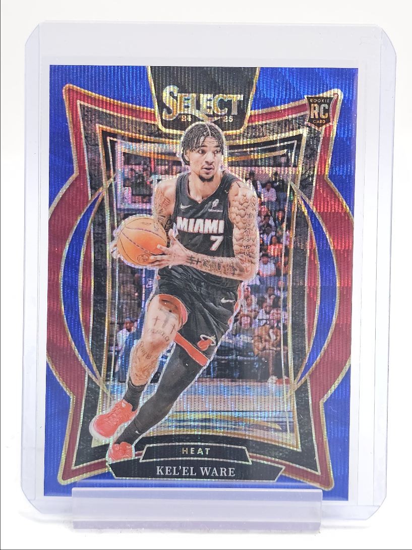 KEL'EL WARE 2024-25 SELECT CONCOURSE ROOKIE BLUE WAVE PRIZM RC /75 Q4370