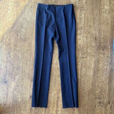 Gucci Women's Trousers Navy Blue Suit Tailoring IT42 UK10 Dress Formal 