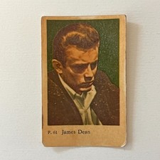 James Dean 1958 Dutch Gum P Set Trading Card #61