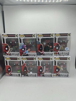 Lot Of 8 Deadpool Funko Pops Pop 30 Years 754 775 776 779 780 783 784 786 