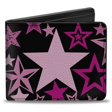 Bi-Fold Wallet Stargazer Black/Pink