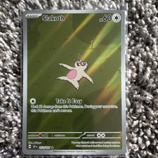 Pokémon Slakoth Illustration Rare Holo 212/191 Sv08 Surging Sparks Card