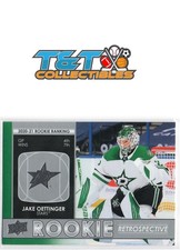 2021-22 Upper Deck Rookie Retrospective #RR-4 Jake Oettinger Dallas Stars