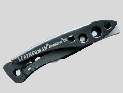 Leatherman Skeletool CX Half Frame with Black DLC coating. New Condition