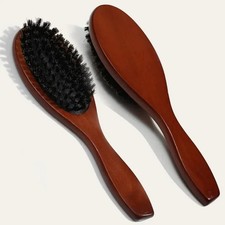 Boar Bristle Hair Brush for Women Men Kid Soft Natural Hair Brushes with Wooden