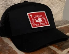 Cap/Hat (Black with Mesh back)-Central RR Company of New Jersey (CNJ) #11718-NEW