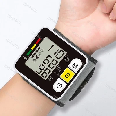 Tensiomètre De Poignet Numérique Portable LCD Mesure Tension Artérielle Santé