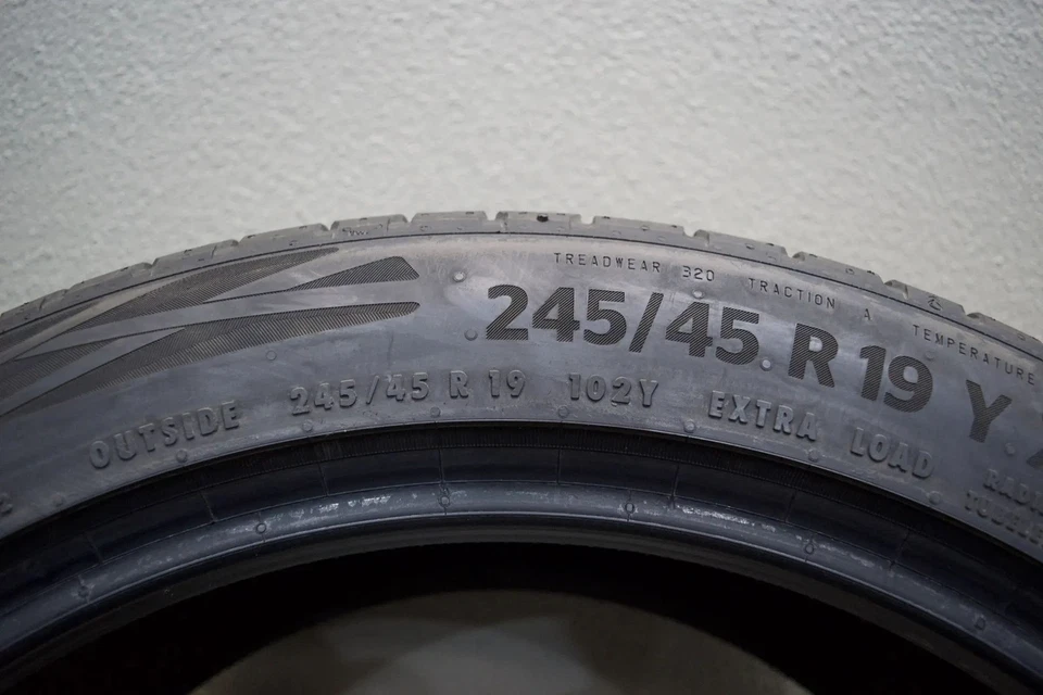 2x Continental Eco Contact 6 MO* 245 45 R19 102Y XL Sommerreifen Reifen DOT22- - Bild 2 von 4