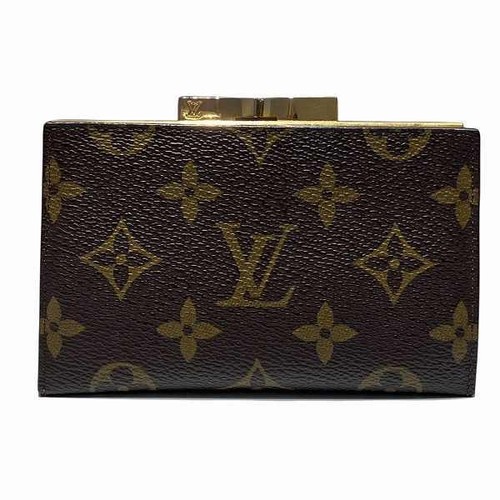 Louis Vuitton Monogram Compact Wallet Brown Unisex Pre-owned From Japan