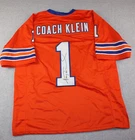 Henry Winkler Signed Coach Klein Custom Football Jersey JSA Witnessed COA