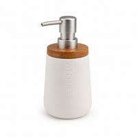 Seifenspender Pumpspender Aus Dolomit Weiß NachfüLlbar 450Ml Badezimmer KüChe