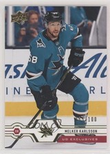 2019-20 Upper Deck UD Exclusives 55/100 Melker Karlsson #416 1o7y