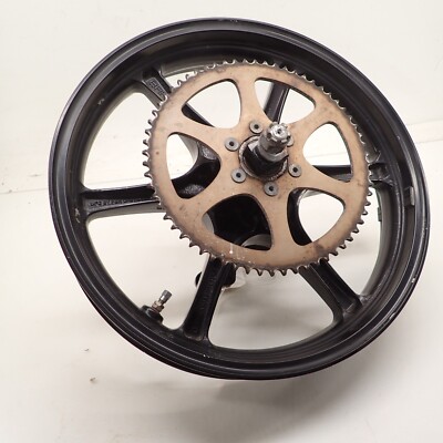 brammo enertia electric motorcycle rear wheel with axle | eBay