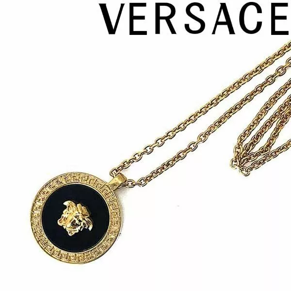 Versace clearance logo necklace