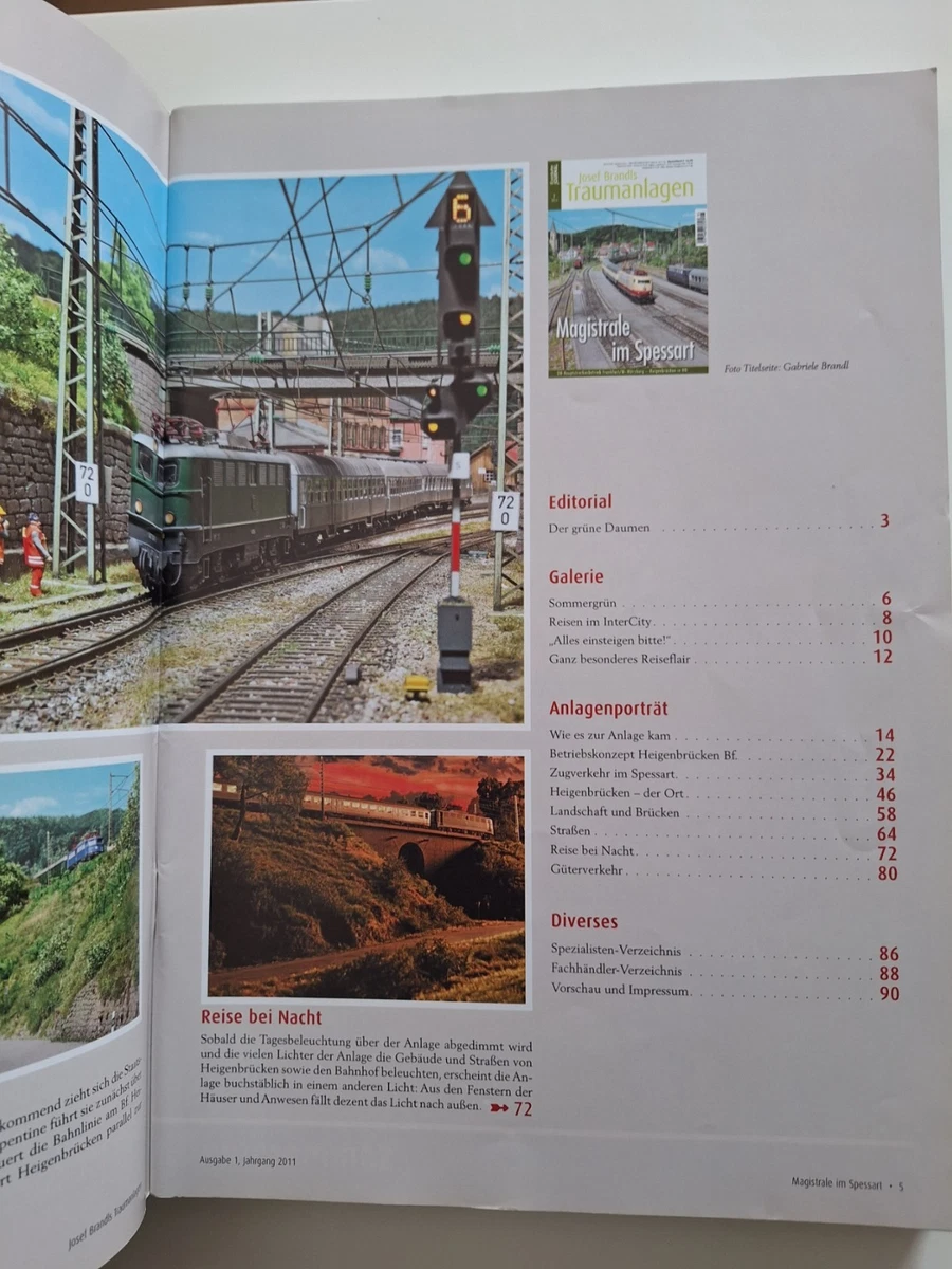 1 Eisenbahn Journal Josef Brandls Traumanlagen 1/2011 Magistrale im Spessart Fas