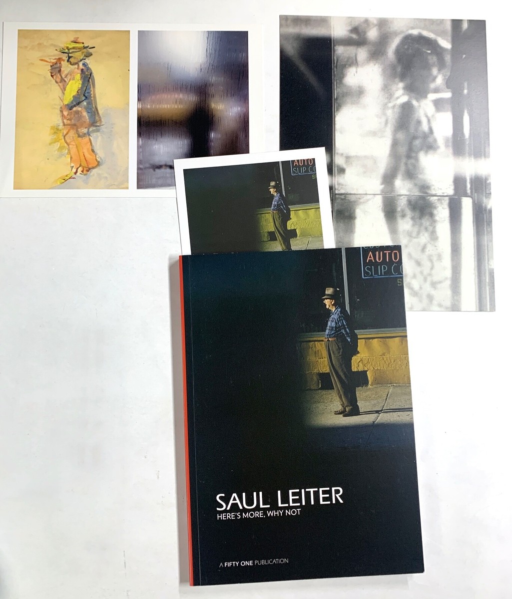 SAUL LEITER HERE'S MORE WHY NOT? 2016 GALLERY 51 2ND ED + BONUS SHOWN SAUL LEITER HERE'S MORE WHY NOT? 2016 GALLERY 51 2ND ED + BONUS SHOWN