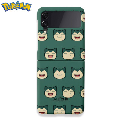 For Samsung Galaxy Z Flip4 /3 Authentic Pokemon Snorlax Pattern
