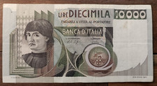 October 30, 1976 Letter A - 10,000 Lire (Bust Of Chestnut Man)