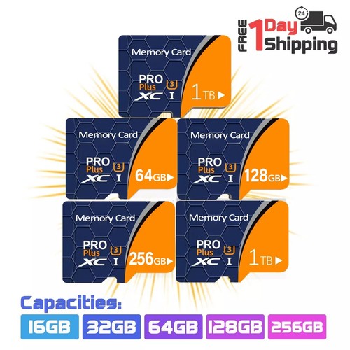 Micro SD Card Ultra 16GB 32GB 64GB 128GB 256GB 1TB High Speed Class 10 TF Lot