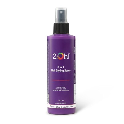2.Oh! 3-in-1 Italian Quality Heat Protection Spray For Hair | Hair Volume Spray