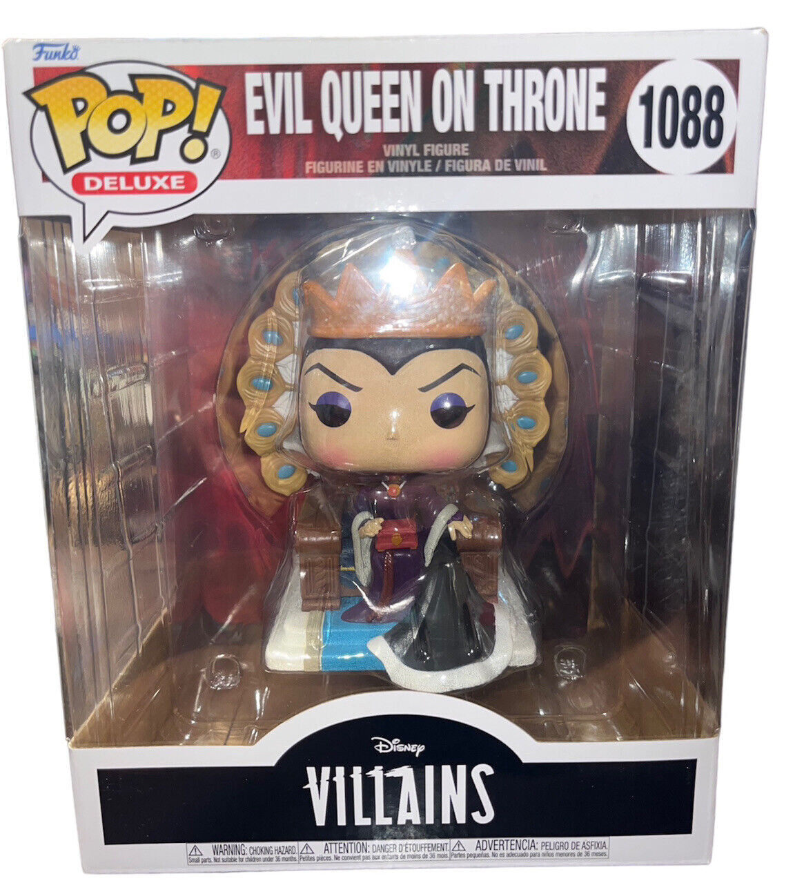 Funko Pop Deluxe Evil Queen on Throne #1088 - Snow White - A