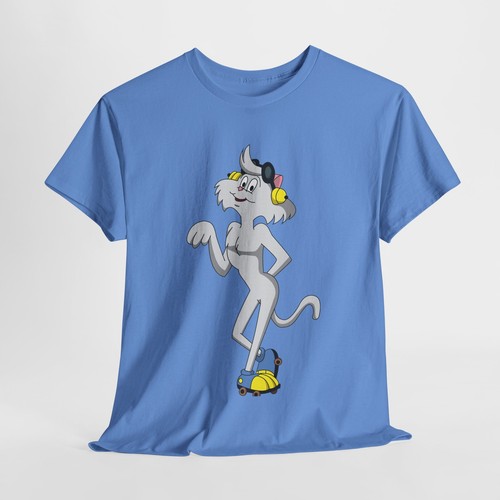 Vintage Wordsworth Cat T-Shirt, Heathcliff Cartoon Shirt, Roller Skate Cat Tee - Picture 77 of 118