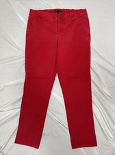 Tommy Hilfiger Pants Womens Sz. 8 Red Chinos Khakis