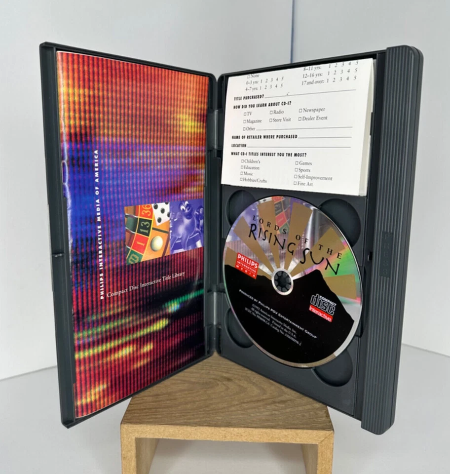 Lords of the Rising Sun (Philips CD-I, 1992) w/ CD-I Catalogue Guide, Big Box - Image 3 of 4