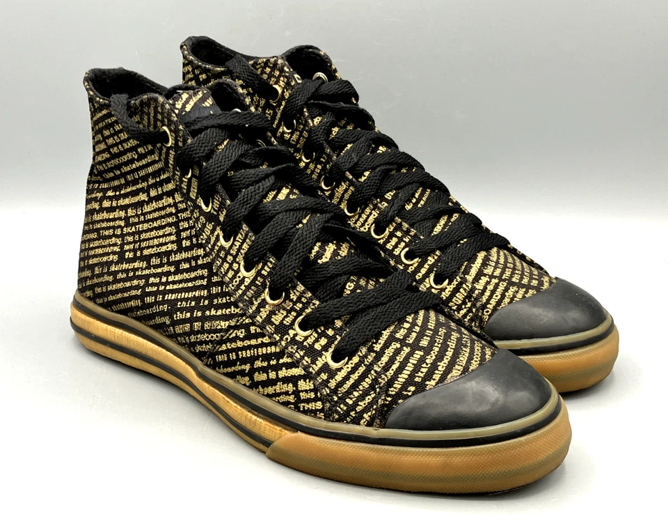 Zapato Deportivo Emerica Etnies Indicador Skateboarding Mujer Negro Dorado EE. UU. Talla 6.5 Foto 3 de 4