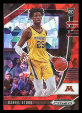 2020-21 Panini Prizm Draft Picks Prizms Red Ice #73 Daniel Oturu
