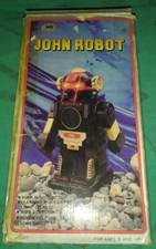 John Robot GIG robot made in Taiwan since 1989, vintage Toy,old robots.