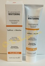 FARMASI EUROFRESH WHITENING TOOTHPASTE Saffron Matcha for Sensitive Teeth