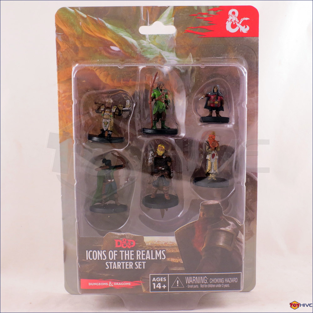 D&D Dungeons & Dragons Icons of the Realms Starter Set miniatures