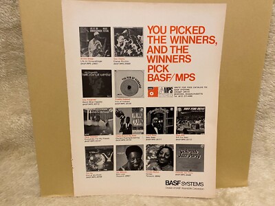 JBFA3 ADVERT 11X8BASF SYSTEMS. ARCHIE SHEPP. DON CHERRY. ELLA FITGERALD