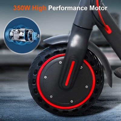 Ladped LP60 Electric Scooter – 350W Motor, 8.5" Solid Tires, 25KM/H, Folding Commuter