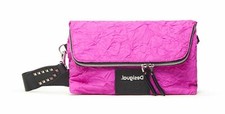 Desigual sac à épaule bandoulière Bols Crush Venecia Fucsia