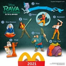 McDonald's Happy Meal Toy 2 Pack- Raya Movie 4 Tuk Tuk