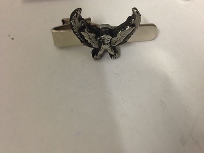 Spread Eagle E4556 English Pewter emblem on a Tie Clip 4cm long