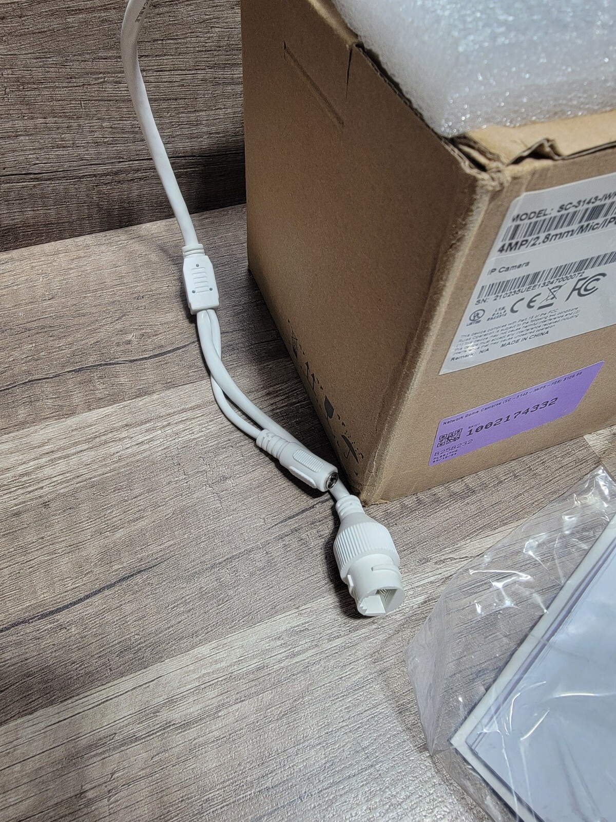 NEW Lot Of 2 Global Security Network Dome IP Cameras Model SC-3143-IWPS-F28