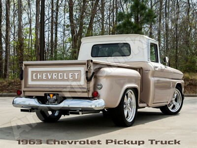 1963 Chevrolet Pickup Truck New Metal Sign: LARGE SIZE 12 X 16 Free Shipping