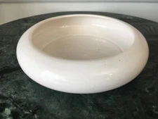Vintage Inarco CR1093 Round White Pottery 9" Bowl/Planter